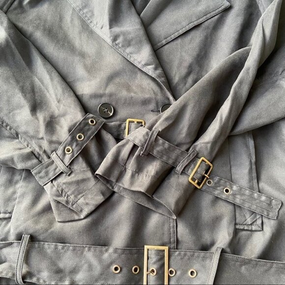 NWT Essue Woven Belted Jacket - Picture 5 of 11